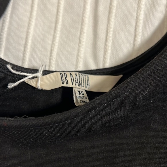 BB Dakota Black Fringe Bodycon dress - Picture 4 of 4